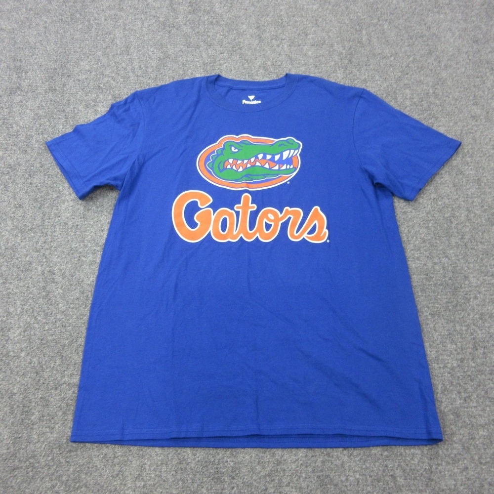 Florida Gators Shirt Mens Large Blue NCAA Football Fanatics Graphic Tee Top